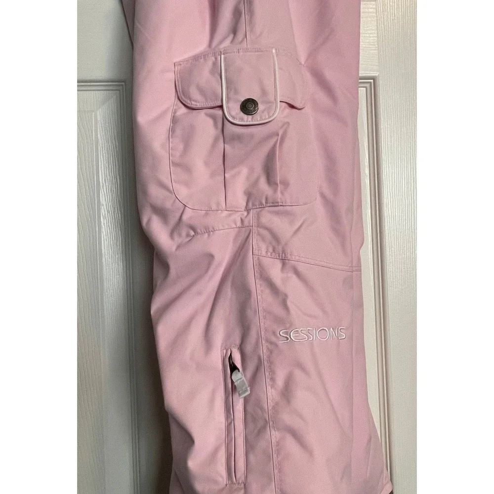 Sessions Dakota Pink Snow Pants Girl Medium Waterproof Breathable 302513 Terrain